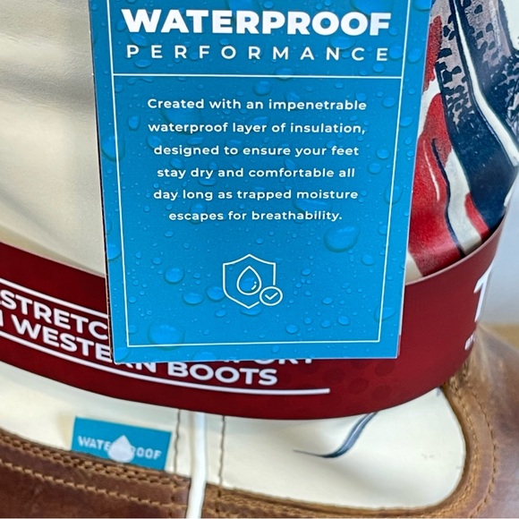 Twisted X Tech X Western Boots Mens 12" Pull On Roasted Pecan MXWW002 Waterproof - Picture 16 of 16